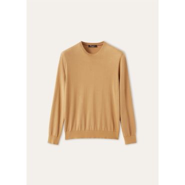 Loro Piana - Crewneck, Dried Tobacco, Size: 56