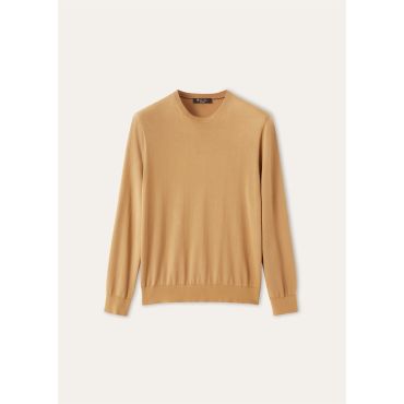 Loro Piana - Crewneck, Dried Tobacco, Size: 56