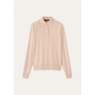 Loro Piana - Iconic Royal Lightness Polo Wool Silk Gg 18, Woman, Burly Wood, Size: 42