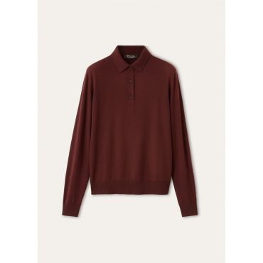 Loro Piana - Iconic Royal Lightness Polo Wool Silk Gg 18, Woman, Glazed Moka, Size: 40