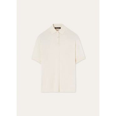 Loro Piana - Iconic Royal Lightness Ss Polo Wool Silk Gg 18, Woman, Nougat, Size: 44