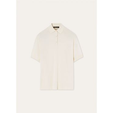 Loro Piana - Iconic Royal Lightness Ss Polo Wool Silk Gg 18, Woman, Nougat, Size: 44