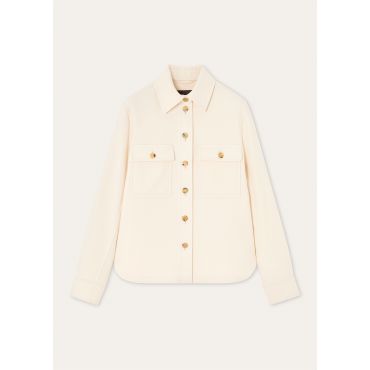 Loro Piana - Yannis Overshirt Only Double, Woman, Nut Milk, Size: 38