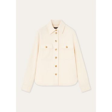 Loro Piana - Yannis Overshirt Only Double, Woman, Nut Milk, Size: 38