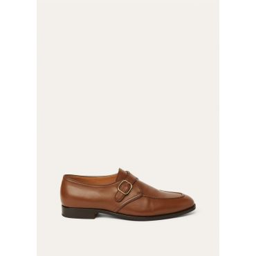 Loro Piana - Sergio Walk Monk Heritage Calf, Man, Noce, Size: 43,5