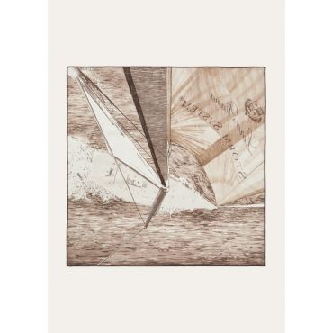 Loro Piana - Loro Piana Storm System Foulard 90 Wool, Man, Sepia Tint/Pinecone Brown/Ivory, Size: NR