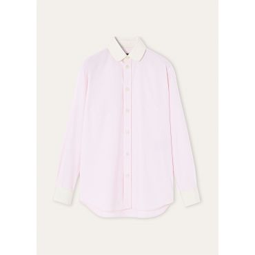 Loro Piana - Thea Penny Collar Shirt Oxford Cotton, Woman, Tender Touch, Size: 40