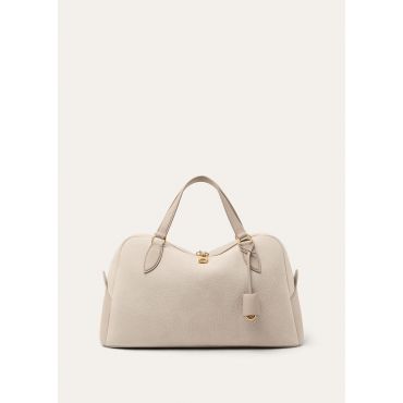 Loro Piana - Needle Medium Grained Nubuck/rounded Lth, Woman, Almond/Sun Gold, Size: NR