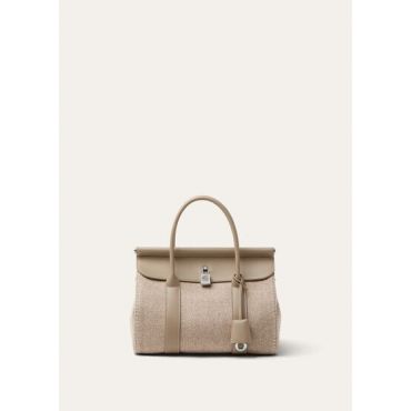 Loro Piana - Loom L25 Pecora Nera Chevron Gllch Chrm/rndd, Woman, Dove/Antique Silver, Size: NR