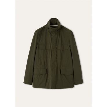 Loro Piana - Traveller Field Jacket Windbelt Stretch Storm, Man, Ireland Green, Size: 50