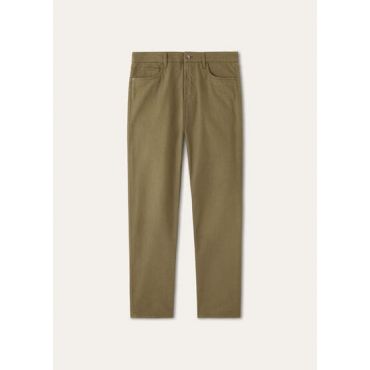 Loro Piana - Quarona Trousers New York, Man, Leaf Tea, Size: 40