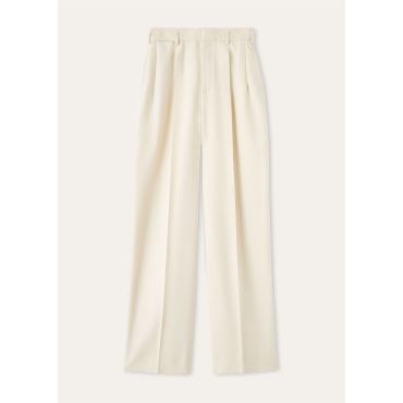 Loro Piana - Hector Trousers Tela Shantung, Woman, Nougat, Size: 40