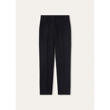 Loro Piana - Ashford Trousers Royal Lightness, Woman, Blue Navy, Size: 38