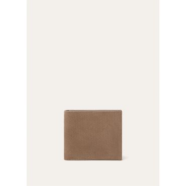 Loro Piana - Extra Compact Textured Nubuck, Man, Warm Mastic, Size: NR