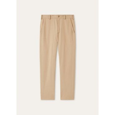Loro Piana - Dustin Trousers Atlanta, Man, Highlander Camel, Size: 50
