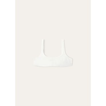 Loro Piana - Bandeau Top Marine Jersey, Woman, White, Size: 40