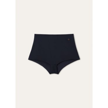 Loro Piana - High Waisted Bikini Coulotte Marine Jersey, Woman, Blue Navy, Size: 40