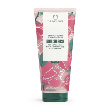 The Body Shop - British Rose Shower Scrub (200ml)