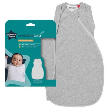 Tommee Tippee - Grobag Sky Grey Swaddle Bag 0-3m (Packaging is Damaged) (1.0T)
