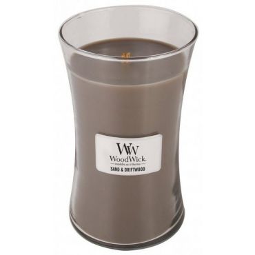 WoodWick - Sand &amp; Driftwood Large Hourglass Candle