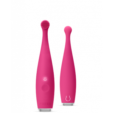 Foreo - ISSA Baby Silicone Sonic Toothbrush 0-4 Years Strawberry Rose Lion - USB Plug