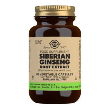 Solgar - Siberian Ginseng Root Extract (60 Capsules)