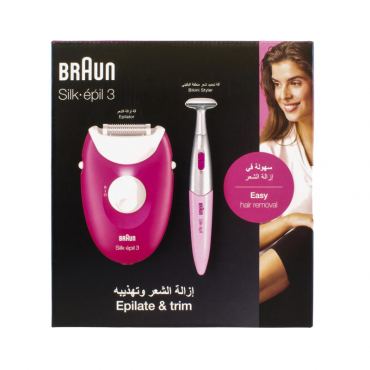 Braun - Silk Epil 3 Epilator &amp; Bikini Trimmer - SE 3420
