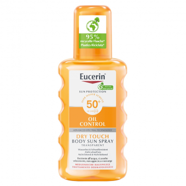 Eucerin - Oil Control Dry Touch Transparent Sun Spray SPF50+ (200ml)