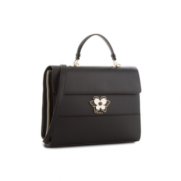 Furla Altea L Top Handle Vitello Fleu Soft Onyx
