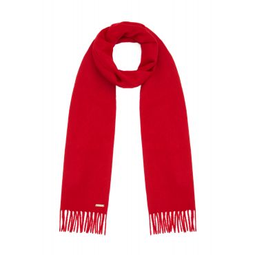 Hortons England - 100% Cashmere Scarf - Red
