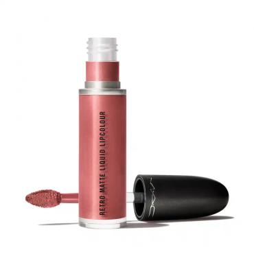MAC - Retro Matte Liquid Lipcolour Metallic - Gemz &amp; Roses (5ml)