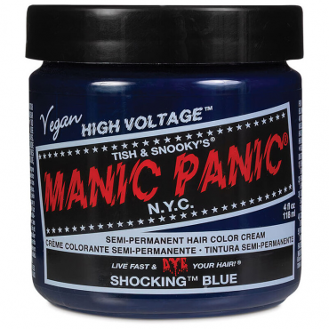 Manic Panic - High Voltage Semi-Permanent Hair Colour Cream - Shocking Blue (118ml)