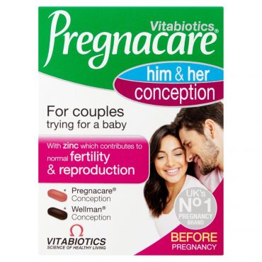 Vitabiotics Pregnacare - His &amp; Her Conception 60 Tablets