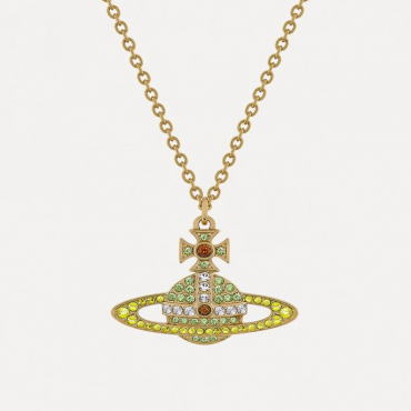 Vivienne Westwood - Kika Pendant Gold/ Peridot, Citrine
