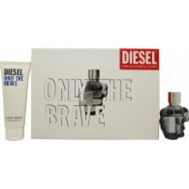 Diesel Only The Brave Gift Set 50ml EDT + 75ml Shower Gel