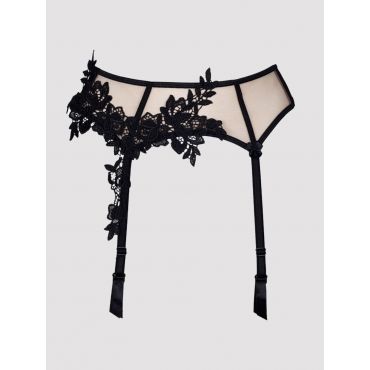 Axami Sevilla Black Garter Belt - Amorana