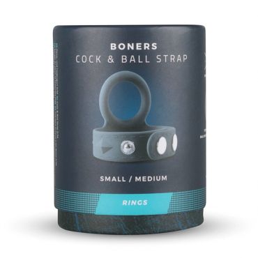 Boners, Cock & Ball Strap, Classic Penis Ring, M - Amorana