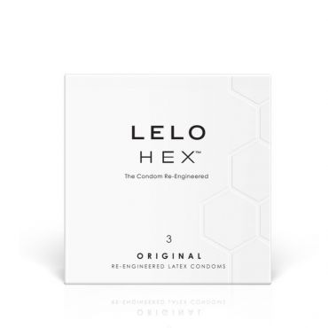 Lelo, Hex, Condom, 3 Pieces - Amorana