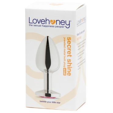 Lovehoney Secret Shine Anal Plug With Crystal - Amorana