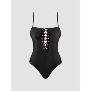 Obsessive Beverelle Black Badeanzug - Amorana
