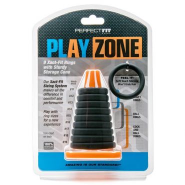 Perfect-fit Playzone Kit Classic Penis Ring, Beginner - Amorana
