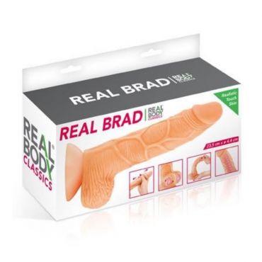 Real-body Real Brad Realistic Dildo, Beginner - Amorana