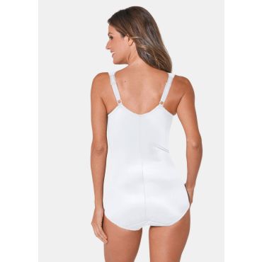 Muotoileva body pitsisomistein - valkoinen - Gr. 105 B - Goldner Fashion