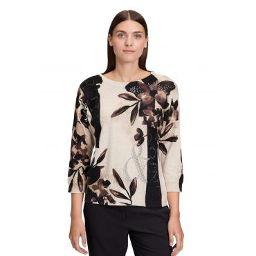 Neulepusero puhdasta puuvillaa - beige - Gr. 40 - Goldner Fashion