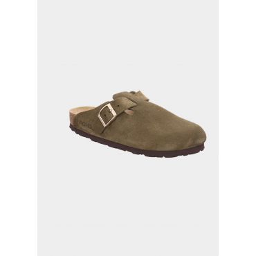 Tohvelit - khaki - Gr. 37 - Goldner Fashion