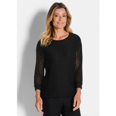 Naisellinen pitsipaita - musta - Gr. 42 - Goldner Fashion