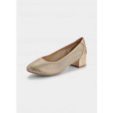 kesäinen reikäkuviointi - kivenharmaa - Gr. 41 - Goldner Fashion