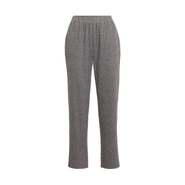 Pehmoiset vapaa-ajan housut - harmaa / musta / kuvioll. - Gr. 23 - Goldner Fashion