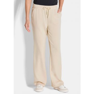 Vapaa-ajan housut pehmeästä viskoosijerseystä - kivenharmaa - Gr. 46 - Goldner Fashion