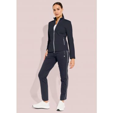 Toiminnallinen takki struktuurikangasta - tummansininen - Gr. 42 - Goldner Fashion